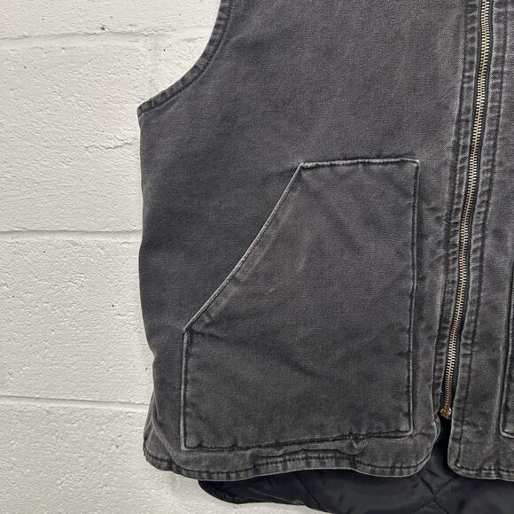 Vintage Carhartt Quilted Canvas Artic Vest “Onyx” V02 ONX - Picture 4 of 9
